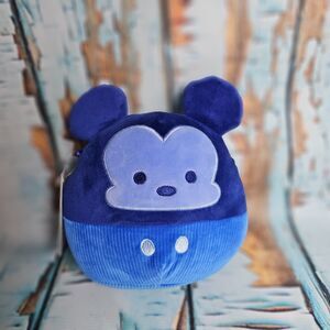 NEW Disney Squishmallows Mickey Mouse Plush Blue Stuffed Animal 5” Soft Toy
